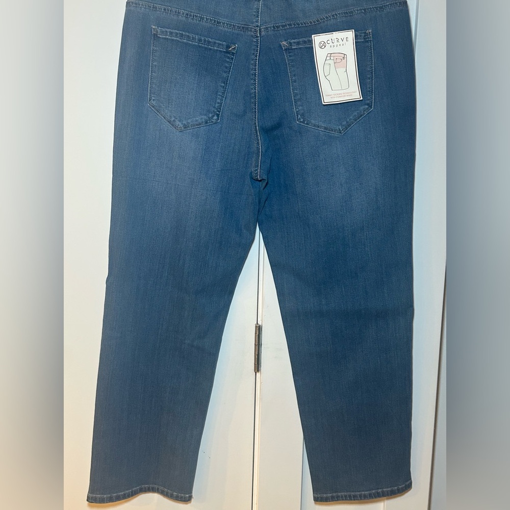 Women's Classic Blue Straight Leg Jeans